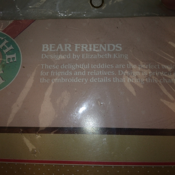 "Bear Friends" crewel embroidery kit 51003, NWT - Picture 2 of 5